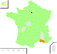 Lathyrus noeanus Alef. - carte de répartition