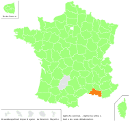 Agrostis canina L. - carte de répartition