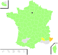 Ophioscorodon ursinum (L.) Wallr. - carte de répartition