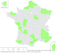 Alnus cordata (Loisel.) Desf. - carte de répartition