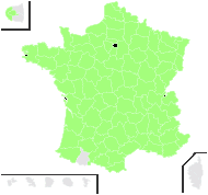 Aquilegia vulgaris proles collina (Jord.) Rouy & Foucaud - carte de répartition
