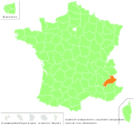 Phyllitis scolopendrium (L.) Newman - carte de répartition