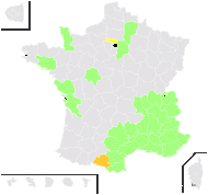 Carex liparocarpos Gaudin - carte de répartition