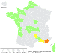 Cerastium diffusum Pers. - carte de répartition
