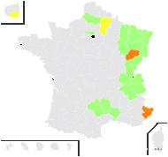 Corydalis cava (L.) Schweigg. & Körte - carte de répartition