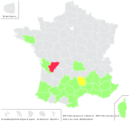 Inula viscosa (L.) Aiton - carte de répartition