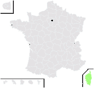 Lupinus varius sensu Franco - carte de répartition