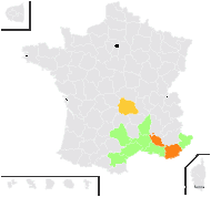 Fumaria agraria proles major (Badaro) Rouy & Foucaud - carte de répartition