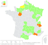 Geranium pratense L. - carte de répartition