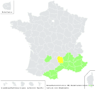 Helianthemum hirtum (L.) Mill. - carte de répartition