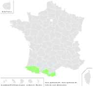 Iberis spathulata J.P.Bergeret ex DC. - carte de répartition