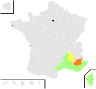 Juncus hochstetteri Steud. - carte de répartition