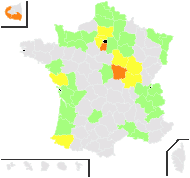 Lathyrus palustris L. - carte de répartition