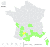 Lavandula stoechas L. - carte de répartition