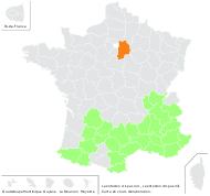 Leontodon crispus Vill. - carte de répartition