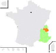 Lomelosia graminifolia (L.) Greuter & Burdet - carte de répartition