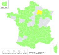 Lunaria annua f. pachyrhiza (Borbás) B.Bock - carte de répartition