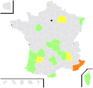 Lupinus albus L. - carte de répartition