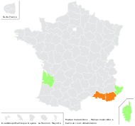 Malope malacoides L. - carte de répartition