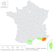 Melilotus sulcatus proles leiospermus (Pomel) Rouy - carte de répartition