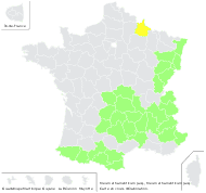 Meum athamanticum Jacq. - carte de répartition