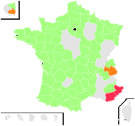 Myosotis popovii Dobrocz. - carte de répartition