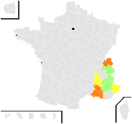 Cataria paniculata Moench - carte de répartition