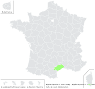 Nigella hispanica L. - carte de répartition