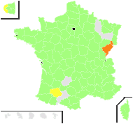 Papaver arvense Borkh. - carte de répartition