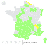 Salvia officinalis L. - carte de répartition
