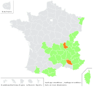 Saxifraga rotundifolia L. - carte de répartition