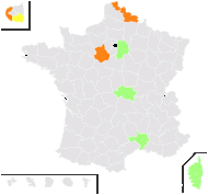 Scutellaria columnae All. - carte de répartition