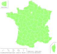 Sedum acre L. - carte de répartition