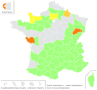 Sedum dasyphyllum L. - carte de répartition