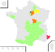 Sedum hirsutum All. - carte de répartition