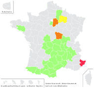 Sedum hirsutum All. - carte de répartition