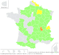 Seseli libanotis (L.) W.D.J.Koch - carte de répartition