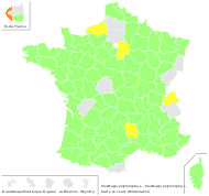 Medicago polymorpha L. - carte de répartition