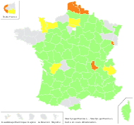 Stachys germanica L. - carte de répartition