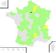 Thymus praecox Opiz - carte de répartition