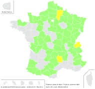 Thymus praecox Opiz - carte de répartition