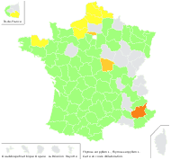Thymus serpyllum L. - carte de répartition