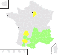 Tragopogon crocifolius L. - carte de répartition