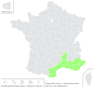 Ulex parviflorus Pourr. - carte de répartition
