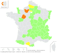 Veronica spicata L. - carte de répartition