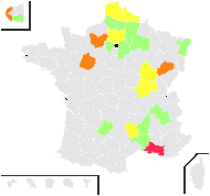 Crepis cinerea Desf. - carte de répartition