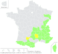 Poa alpina L. - carte de répartition
