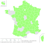 Ulmus glabra Huds. - carte de répartition