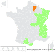Dactylorhiza traunsteineri (Saut.) Soó - carte de répartition