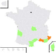 Trigonella sicula (Turra) Rabaute & Coulot - carte de répartition